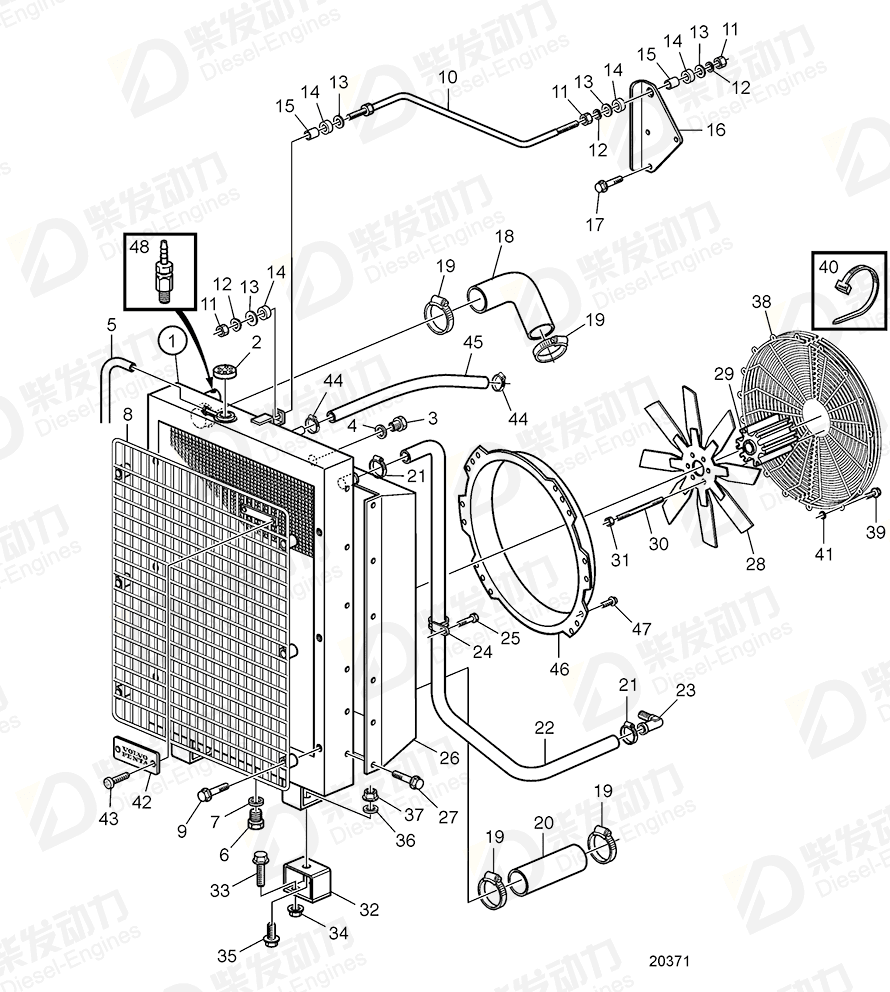 volvo penta Bracket 3830866 Drawing volvo penta Bracket 3830866 Drawing